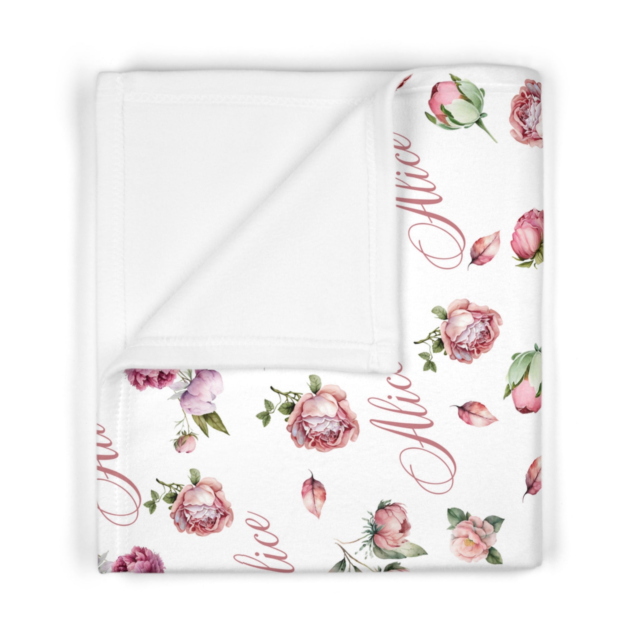 Pink Peonies Blanket