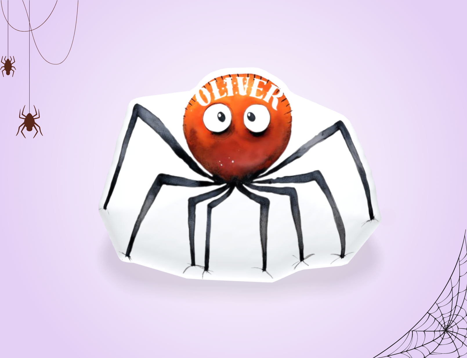 Spider 3D Halloween pillow