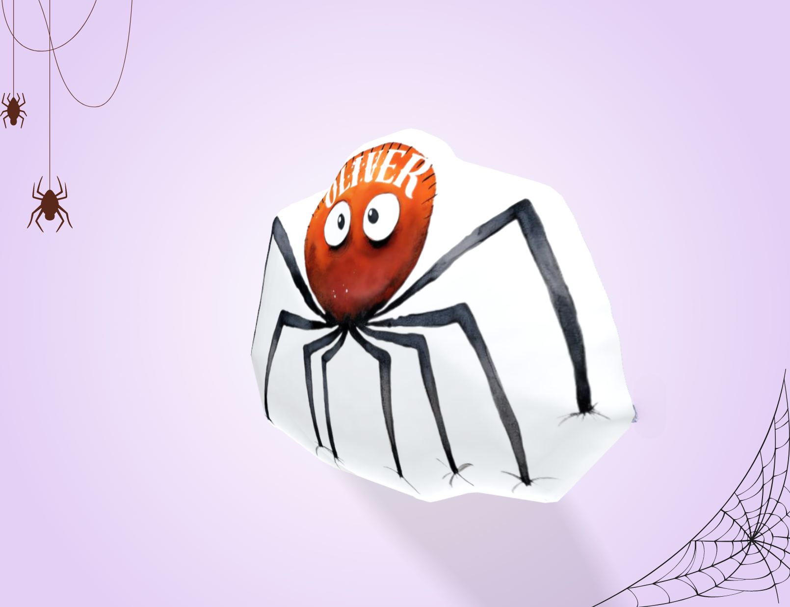Spider 3D Halloween pillow