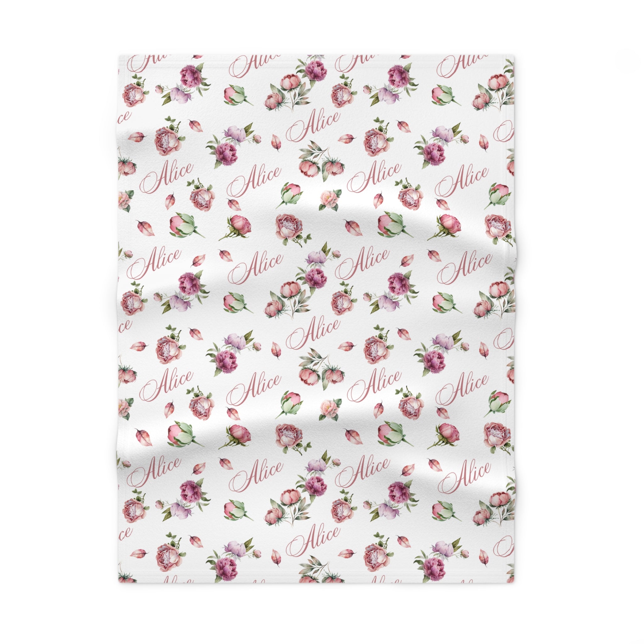 Pink Peonies Blanket