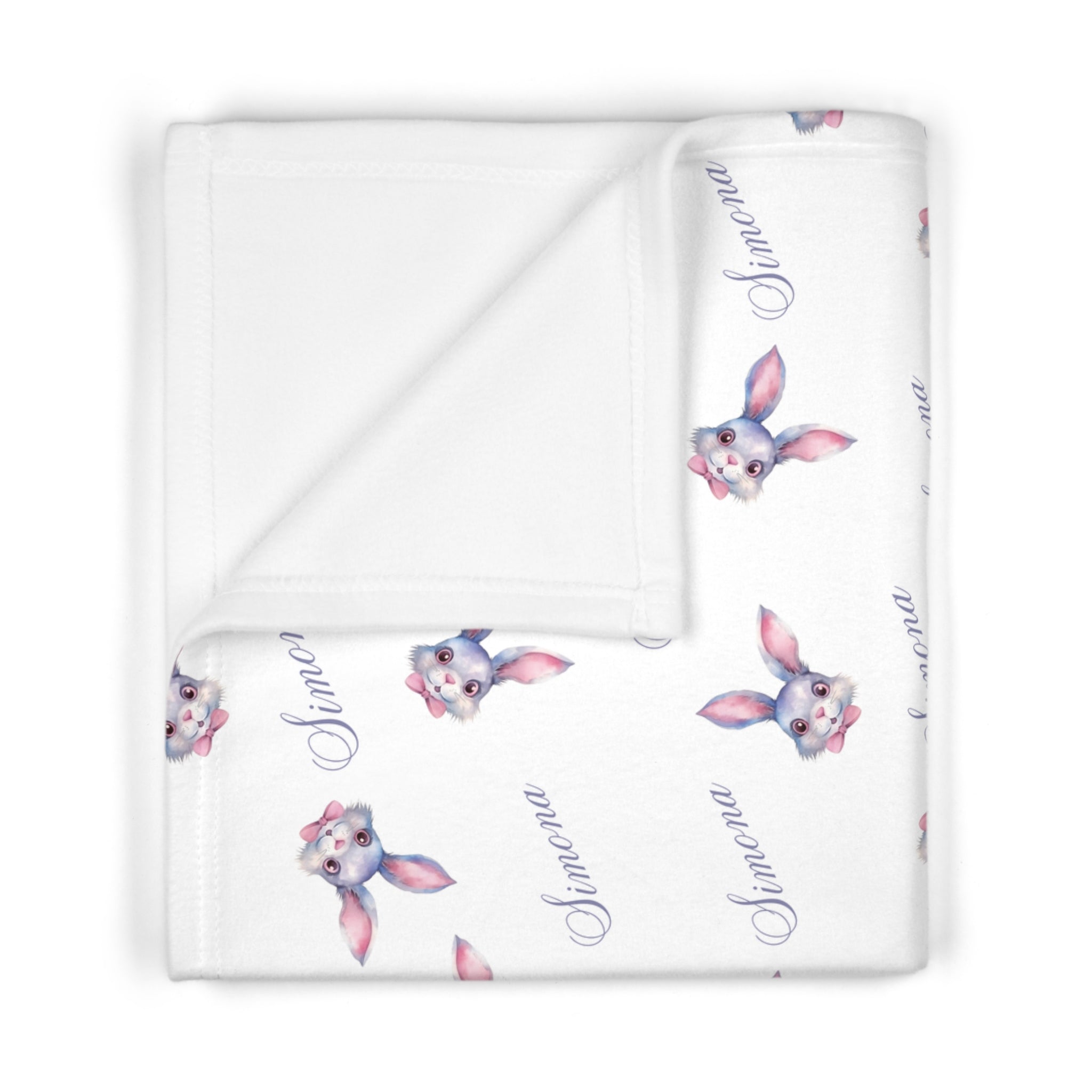 Pink Rabbit Blanket