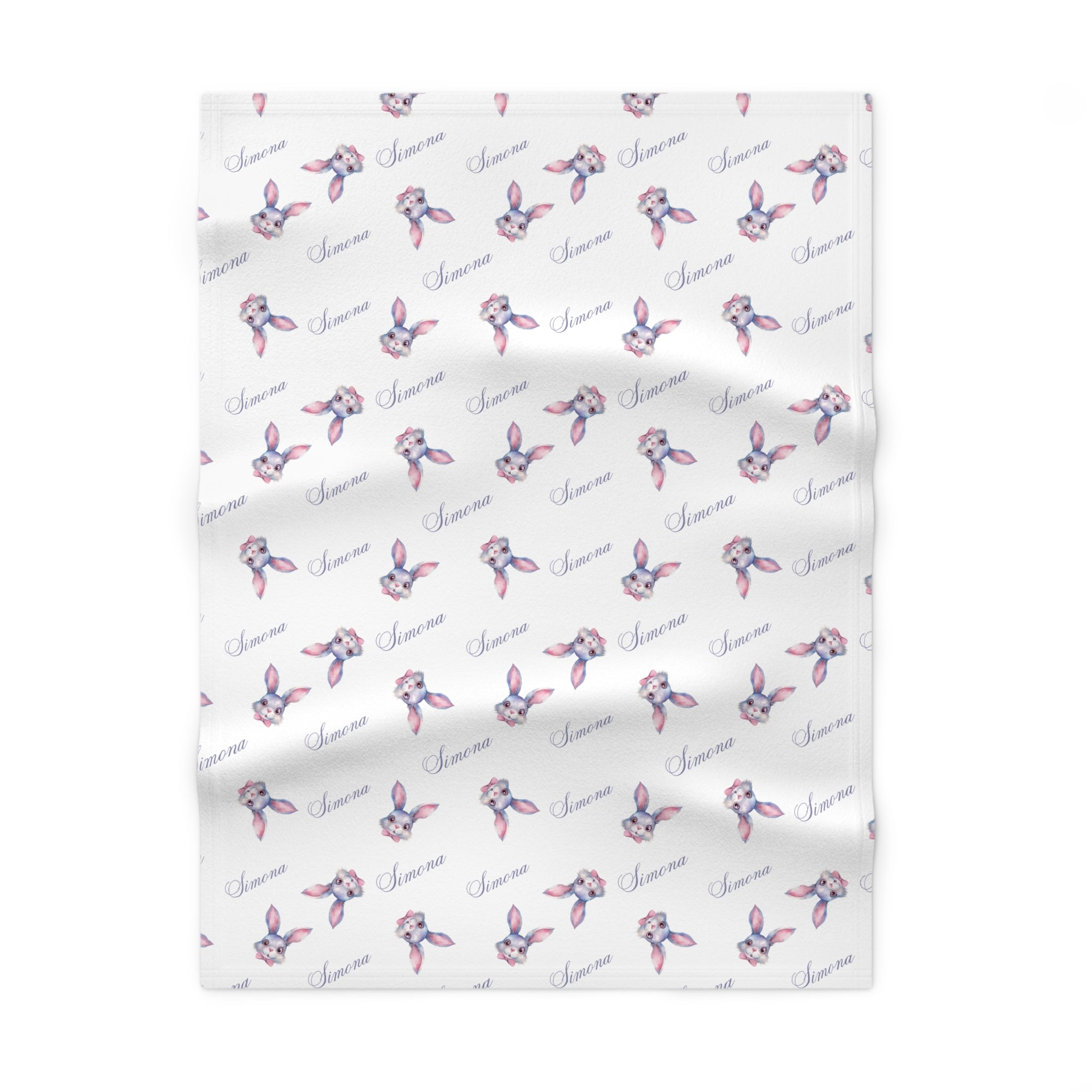 Pink Rabbit Blanket