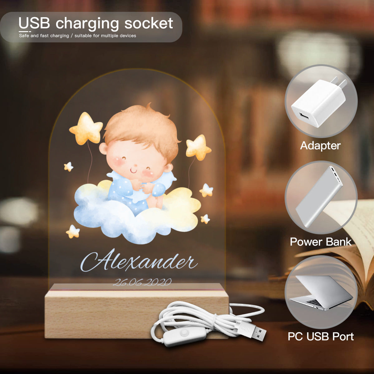 Personalized Night Light