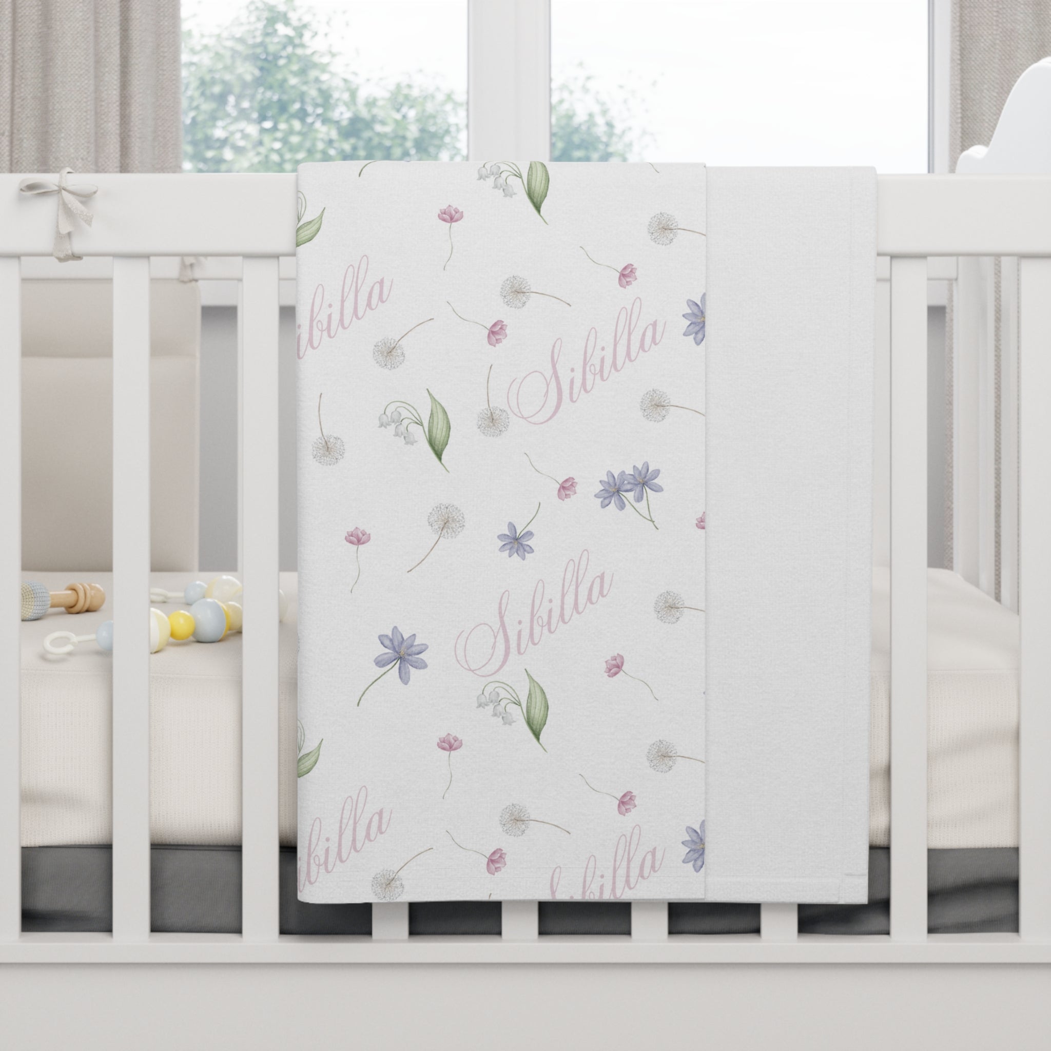 Nude Flowers Blanket