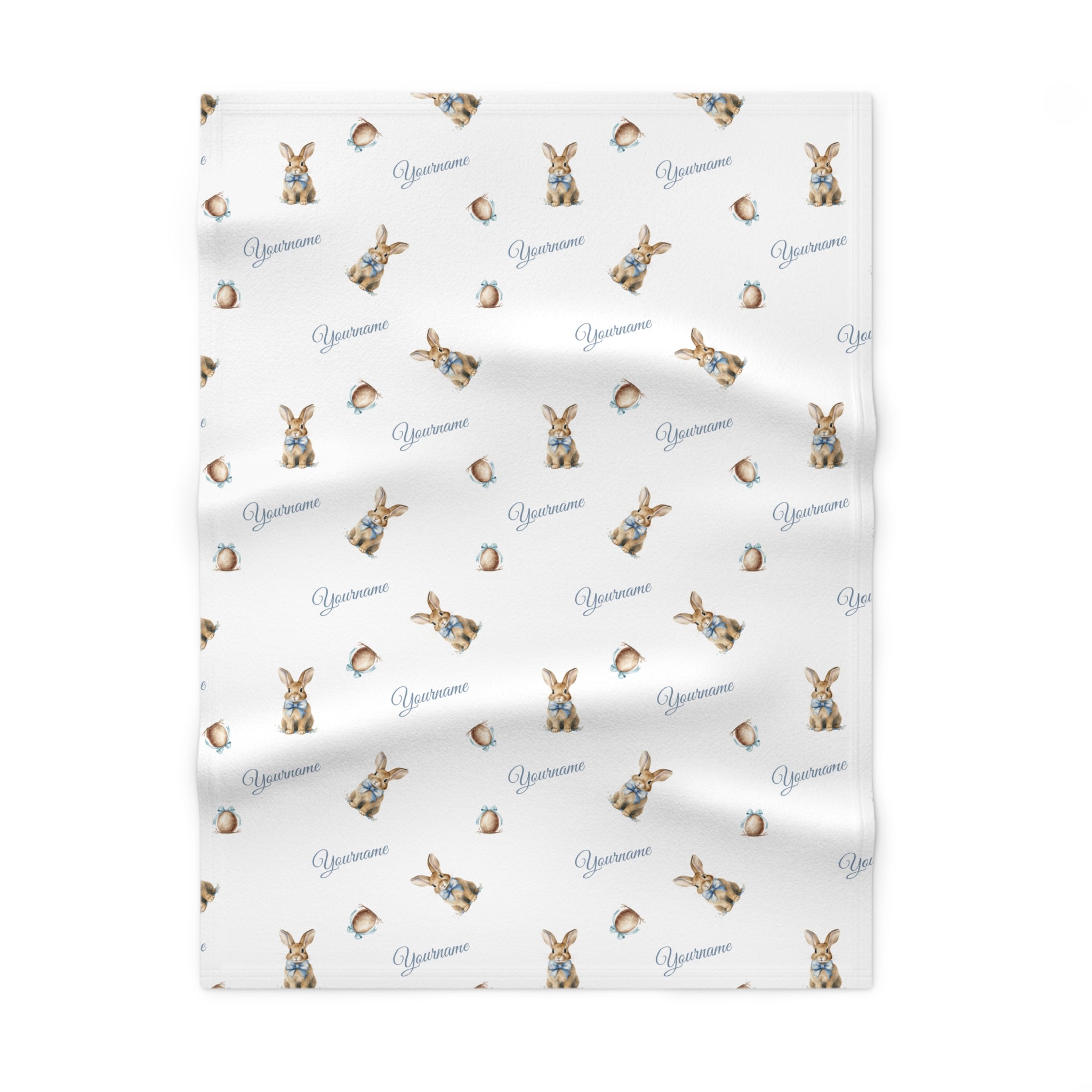 Rabbit with Bow Unisex Blanket