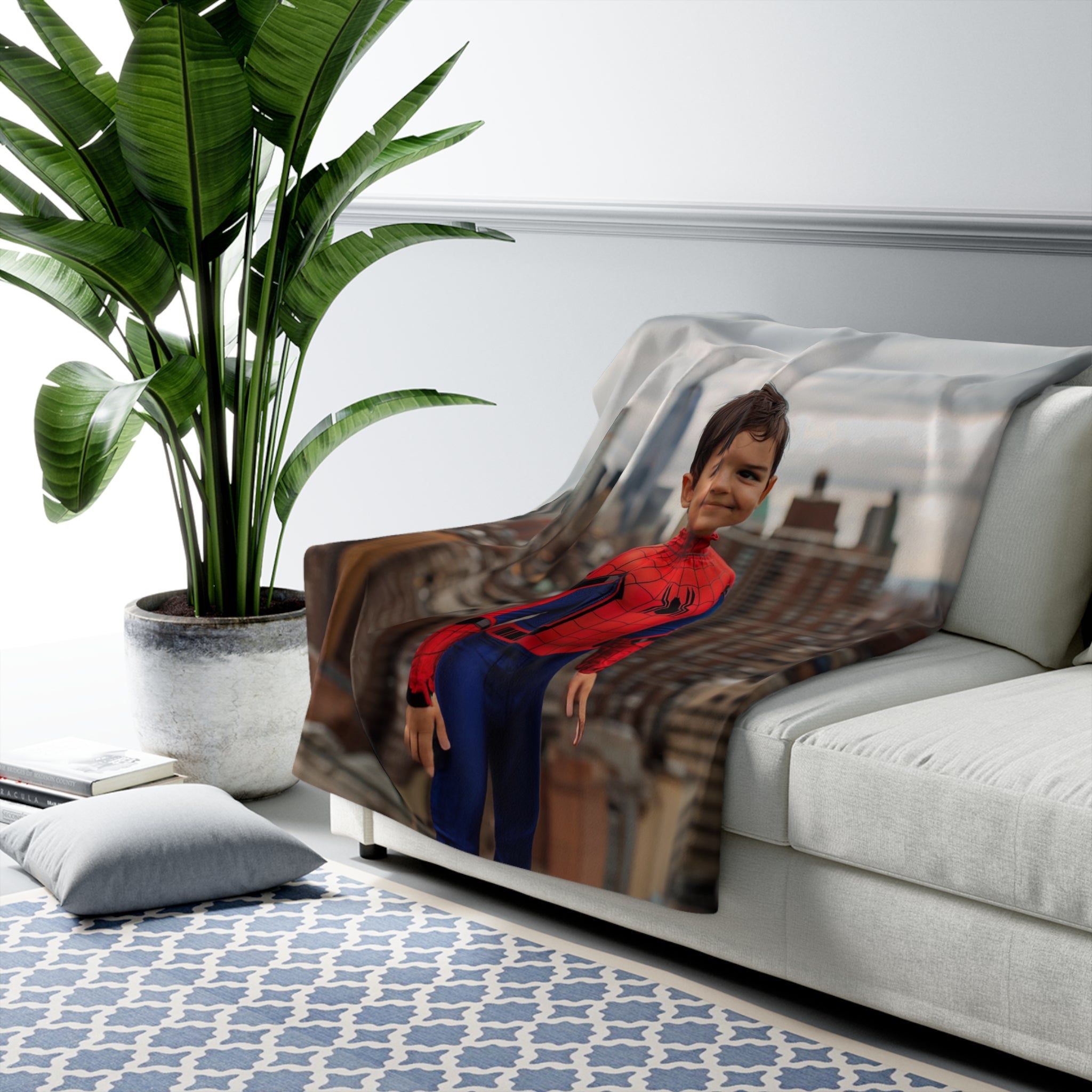 Spiderman Portrait Blanket
