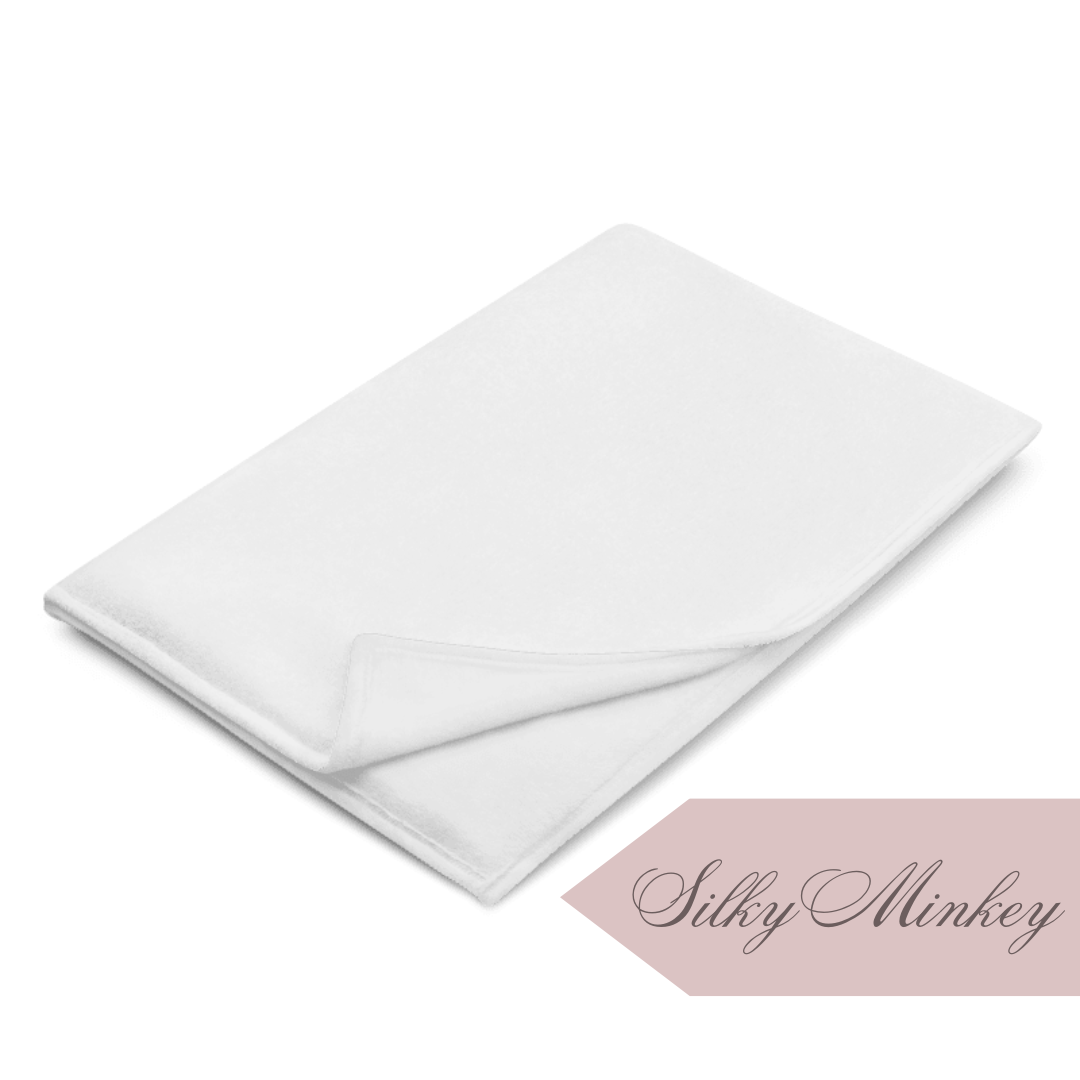 Light Pink Rose Girl Minkey Blanket