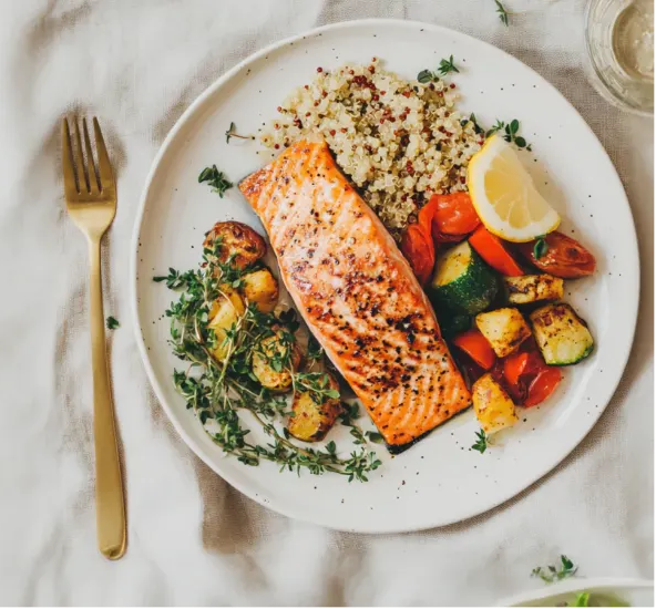 Salmon nutrition banner