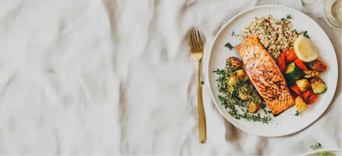 Salmon nutrition banner